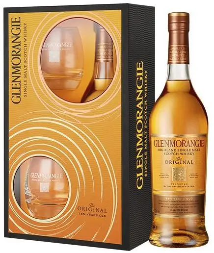 Whisky Glenmorangie 10 anos 750 ml com 2 copos – Single Malt