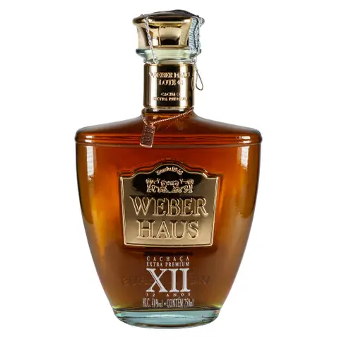 Cachaça Weber Haus Extra Premium 12 Anos 750 ml – Lote 48