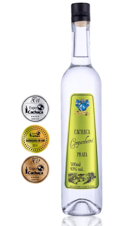 Cachaça Companheira Prata Exportação 500 ml