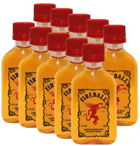 Kit 10 Miniatura FireBall 50 ml