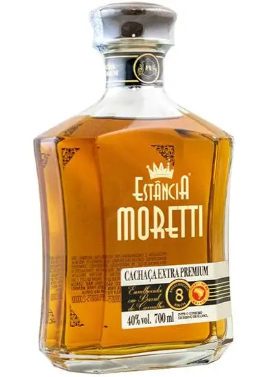 Cachaça Estancia Moretti 8 Anos Extra Premium 700 ml