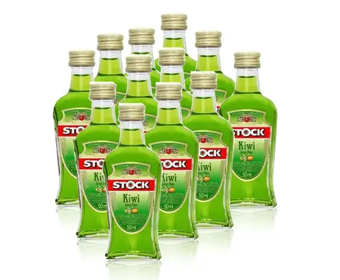 Kit 12 Miniatura Licor Stock Kiwi 50 ml
