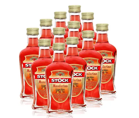 Kit 12 Miniatura Licor Stock Mandarino 50 ml