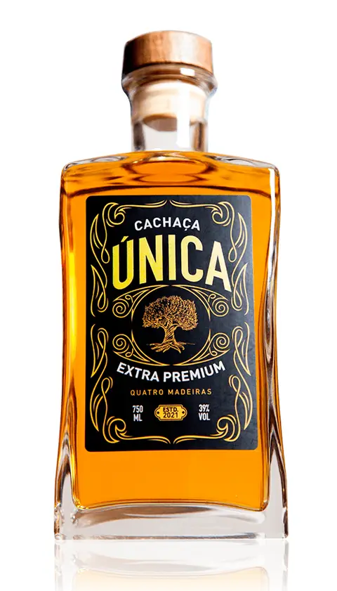 Cachaça Única Extra Premium 750 ml – 4 Madeiras