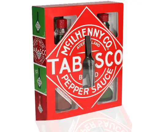 Kit Tabasco 2 Sabores + Chaveiro Personalizado