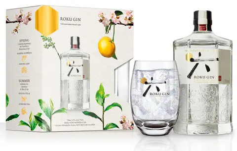 Kit Gin Roku 700 ml + Copo