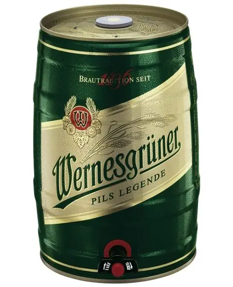 Cerveja Clara Pilsen em Barril 5 Litros – Wernesgruner