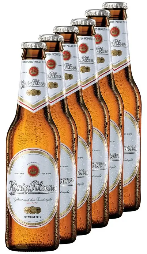 6 Cerveja Konig Pilsener 500ml