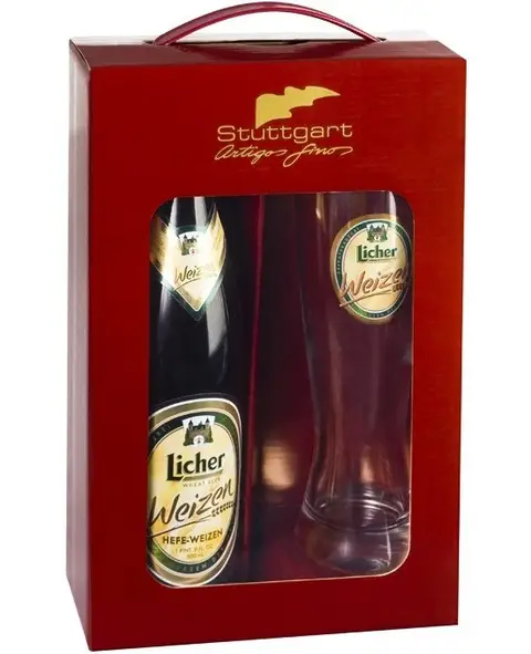Kit Cerveja de Trigo Licher Weizen – 1 Cerveja 500ml e 1 Copo 0,5