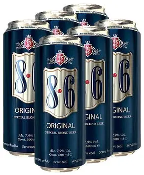 6 Cervejas 8.6 Blond 500ml