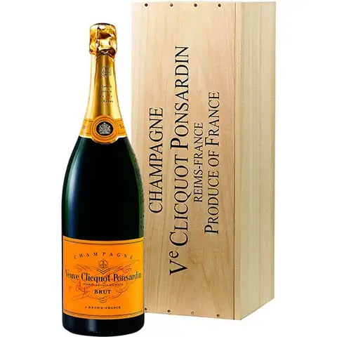 Jeroboam Veuve Clicquot Brut 3000 ml – Caixa de Madeira