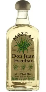 Tequila Mezcal Don Juan Escobar com Larva 700 ml