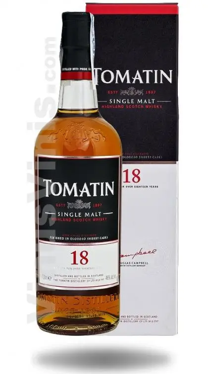 Whisky Tomatin 18 anos 700 ml – Single Malt