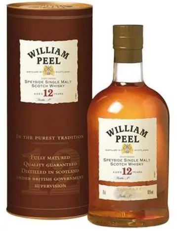 Whisky William Peel 12 anos Old Rare 700 ml – Single Malt