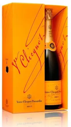 Champagne Veuve Clicquot Brut com Cartucho 750 ml