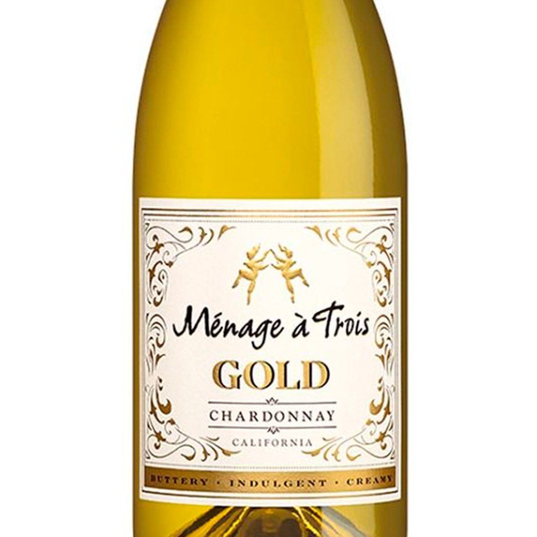 Vinho Branco Menage a Trois Gold Chardonnay 750ml