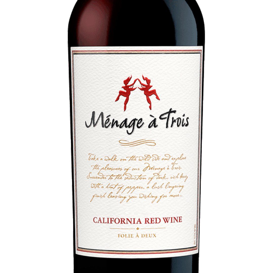 Vinho Tinto Menage a Trois Red Blend 750ml