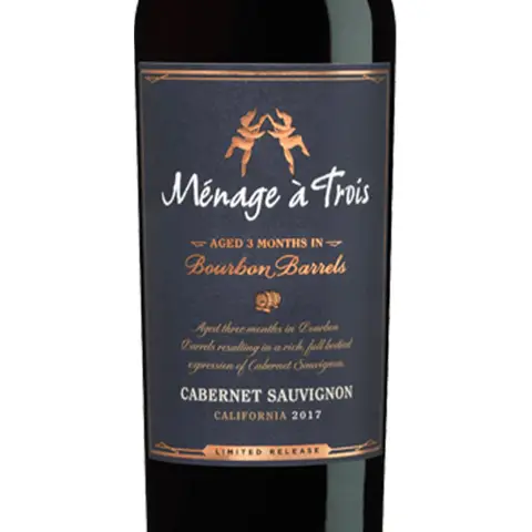 Vinho Tinto Menage a Trois Bourbon Barrels Cabernet Sauvignon 750ml