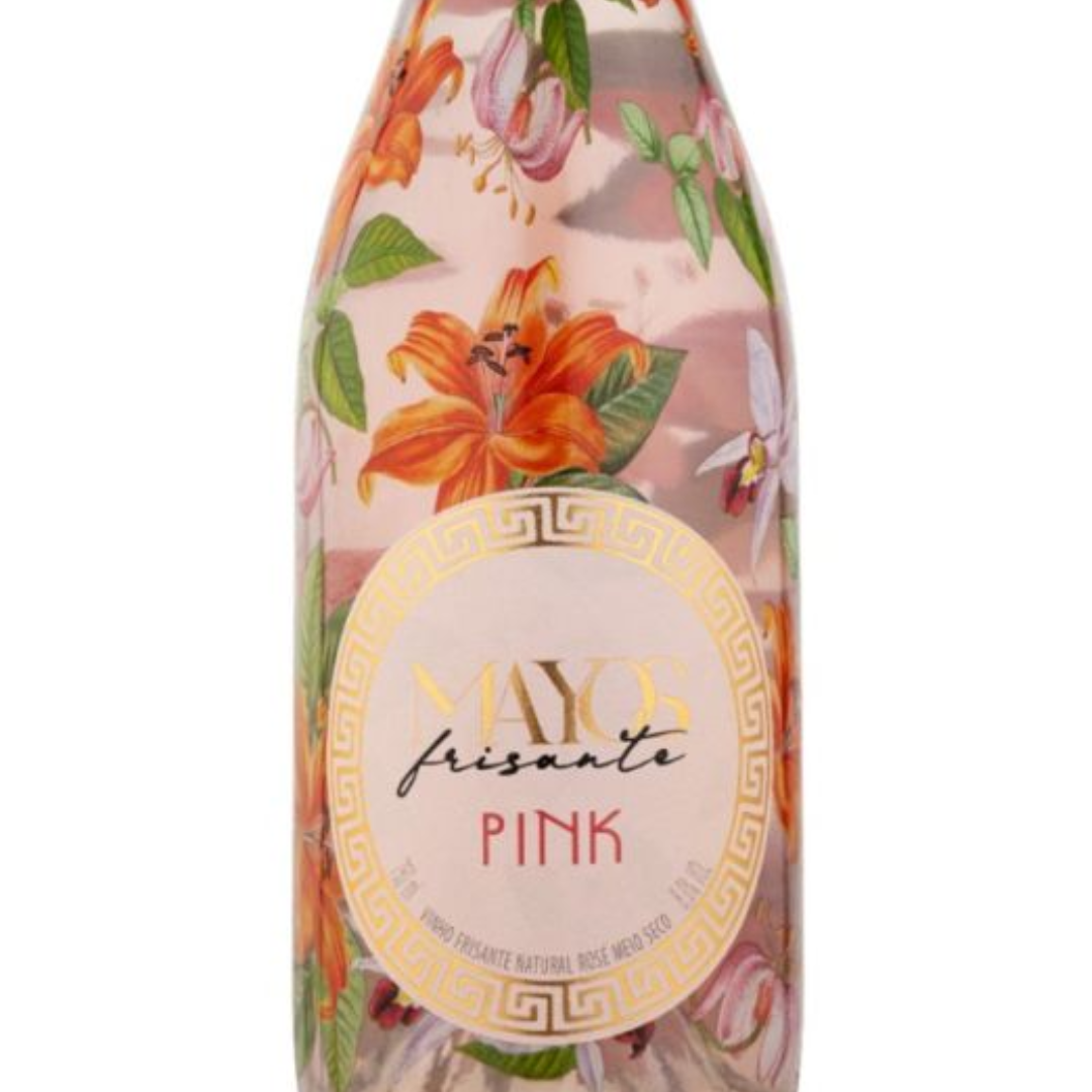 Vinho Rosé Mayos Pink Frisante 750ml