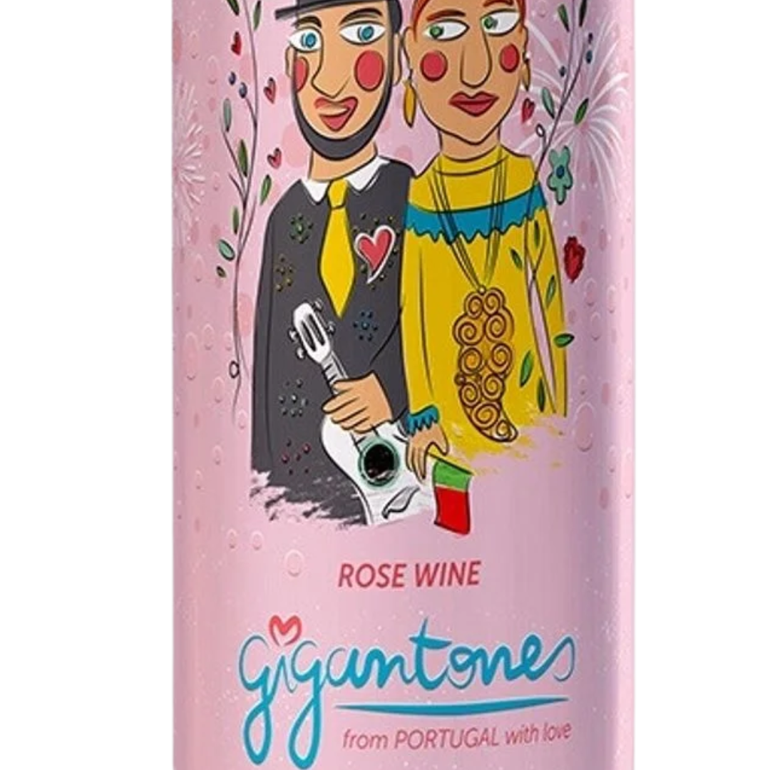 Vinho Rosé em Lata Vinho Verde Gigantones 250ml