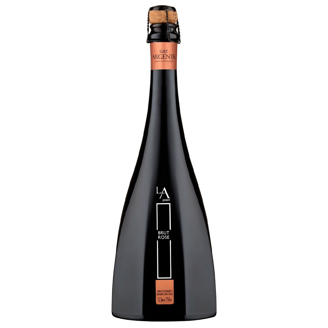 Kit 4 Garrafas Espumante Luiz Argenta Jovem Brut Rosé 750ml