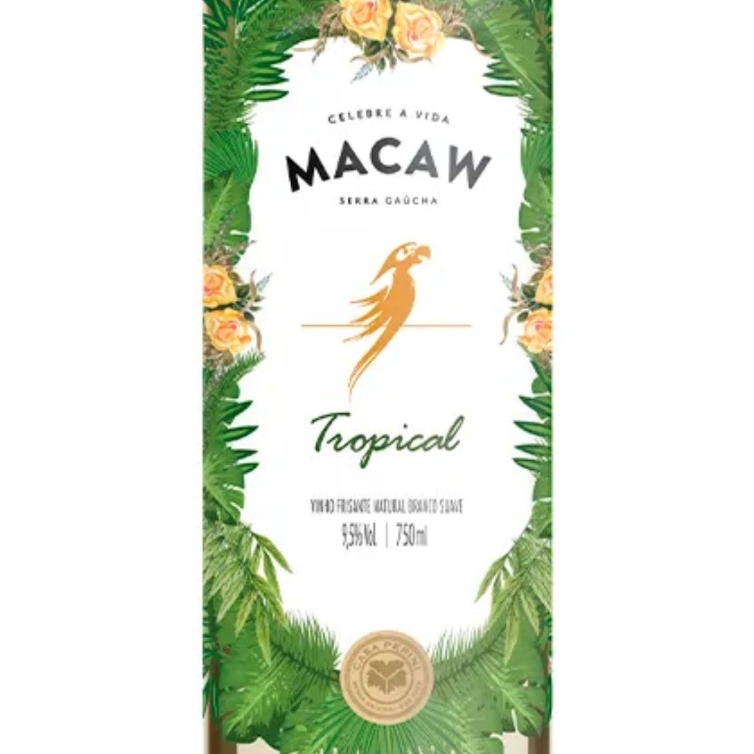 Vinho Branco Macaw Tropical Frisante 750ml