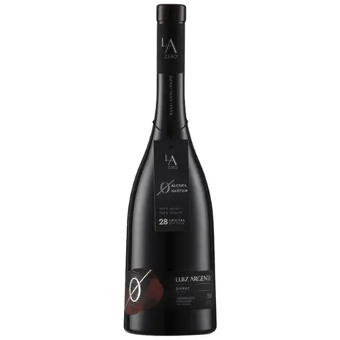 Vinho Tinto Luiz Argenta Shiraz Desalcoolizado Sem Álcool 750ml