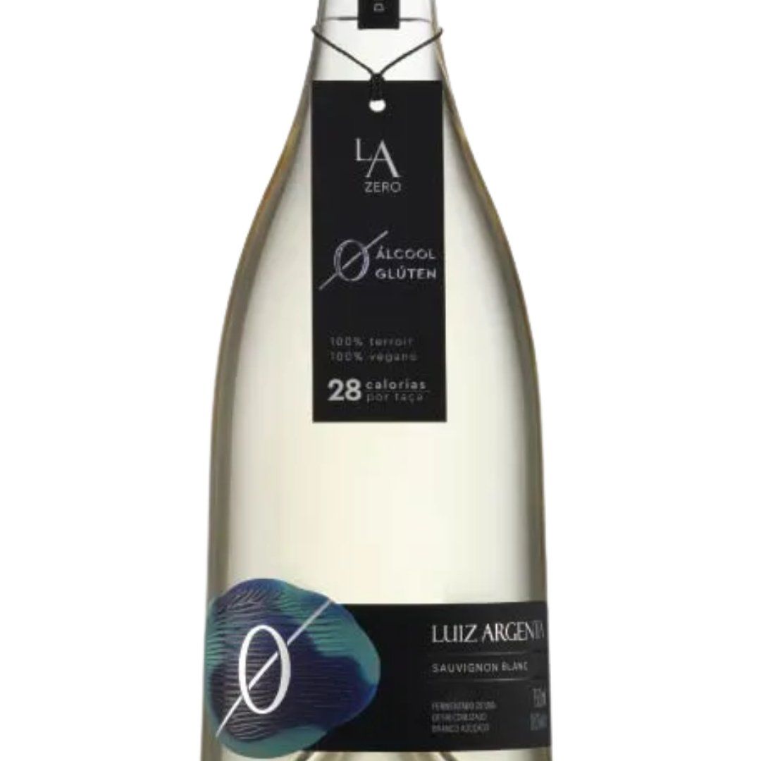 Vinho Branco Luiz Argenta Sauvignon Blanc Desalcoolizado Sem Álcool 750ml