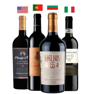 Combo Ícones do Mundo 4 Garrafas