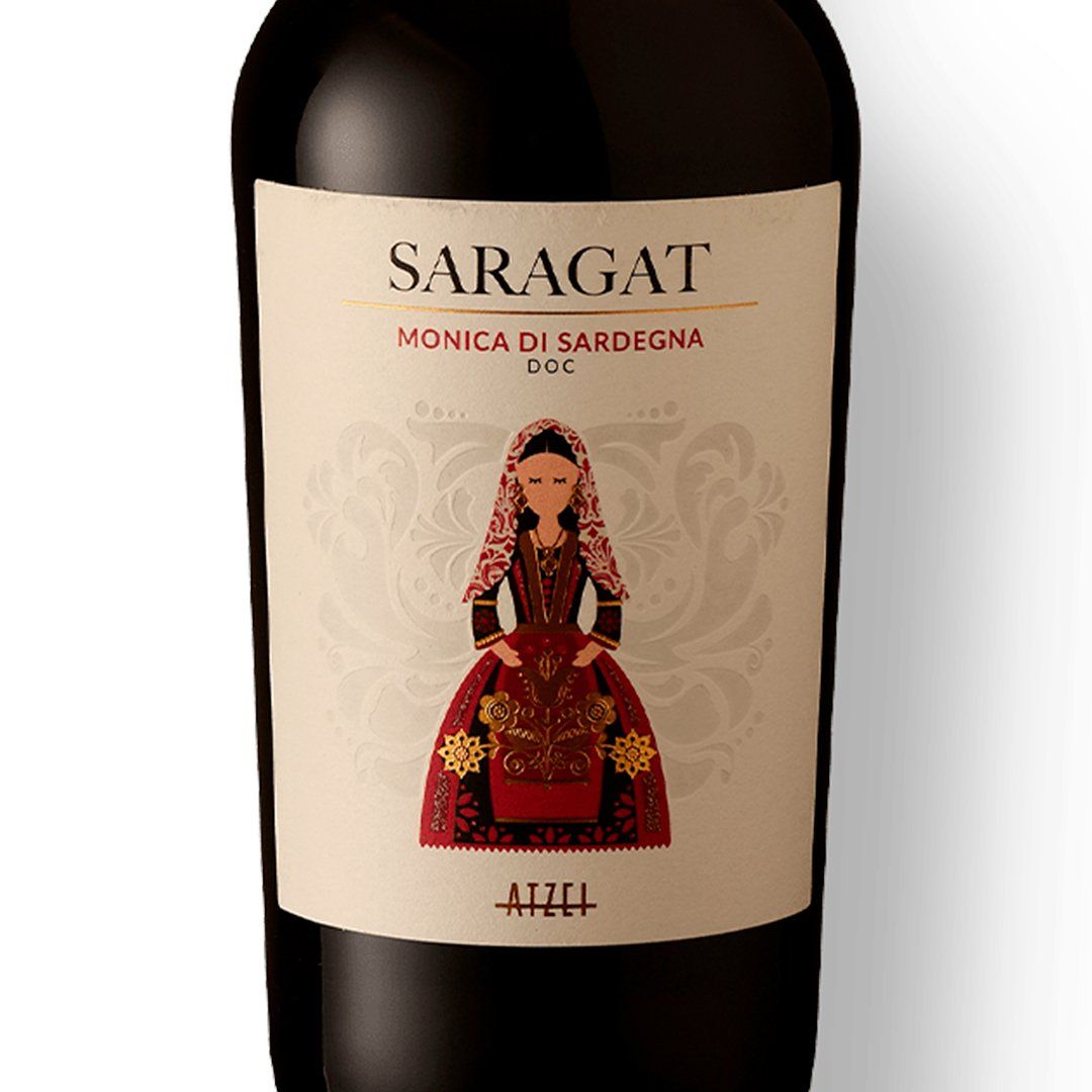 Vinho Tinto Saragat Monica di Sardegna 750ml