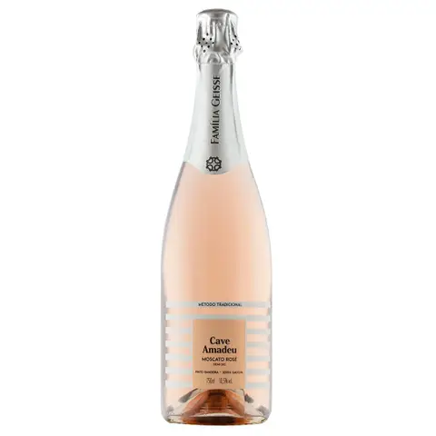 Espumante Cave Amadeu Moscato Demi-sec Rosé 750ml