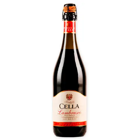 Vinho Tinto Frisante Lambrusco Cella Rosso 750ml