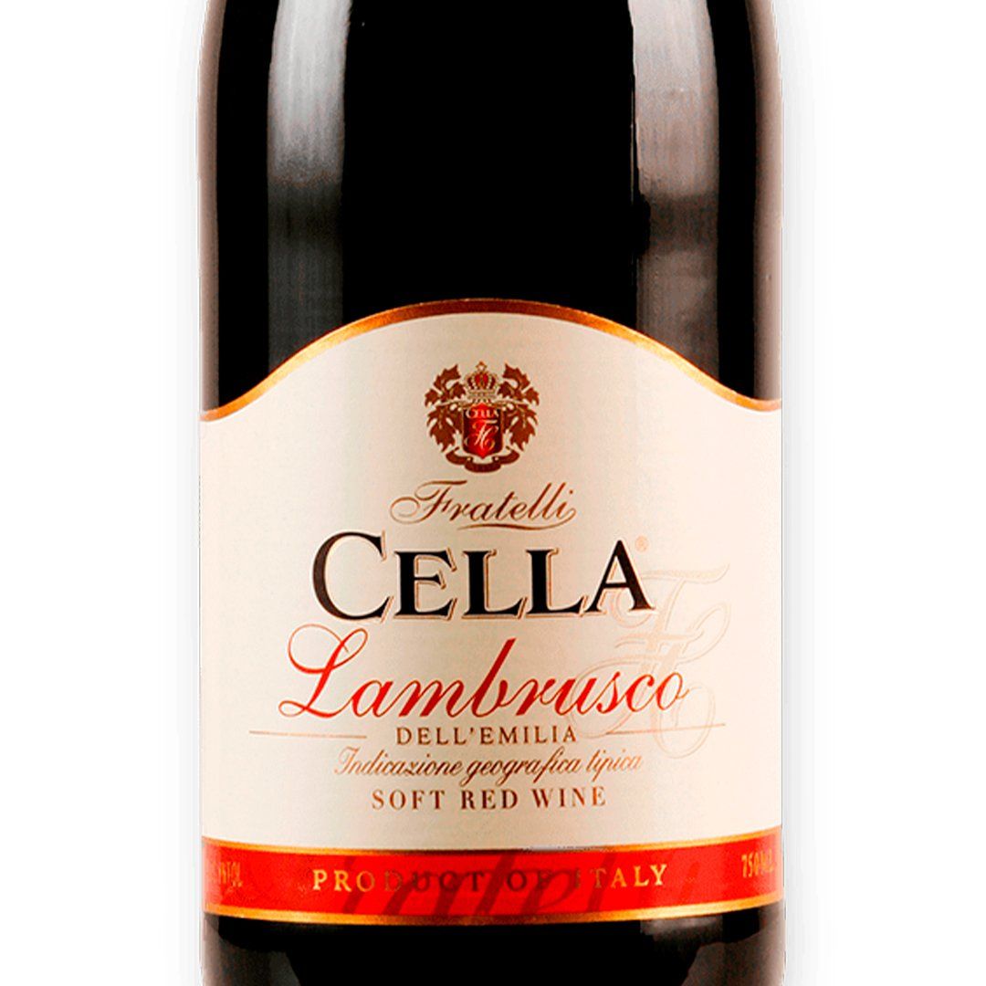 Vinho Tinto Frisante Lambrusco Cella Rosso 750ml
