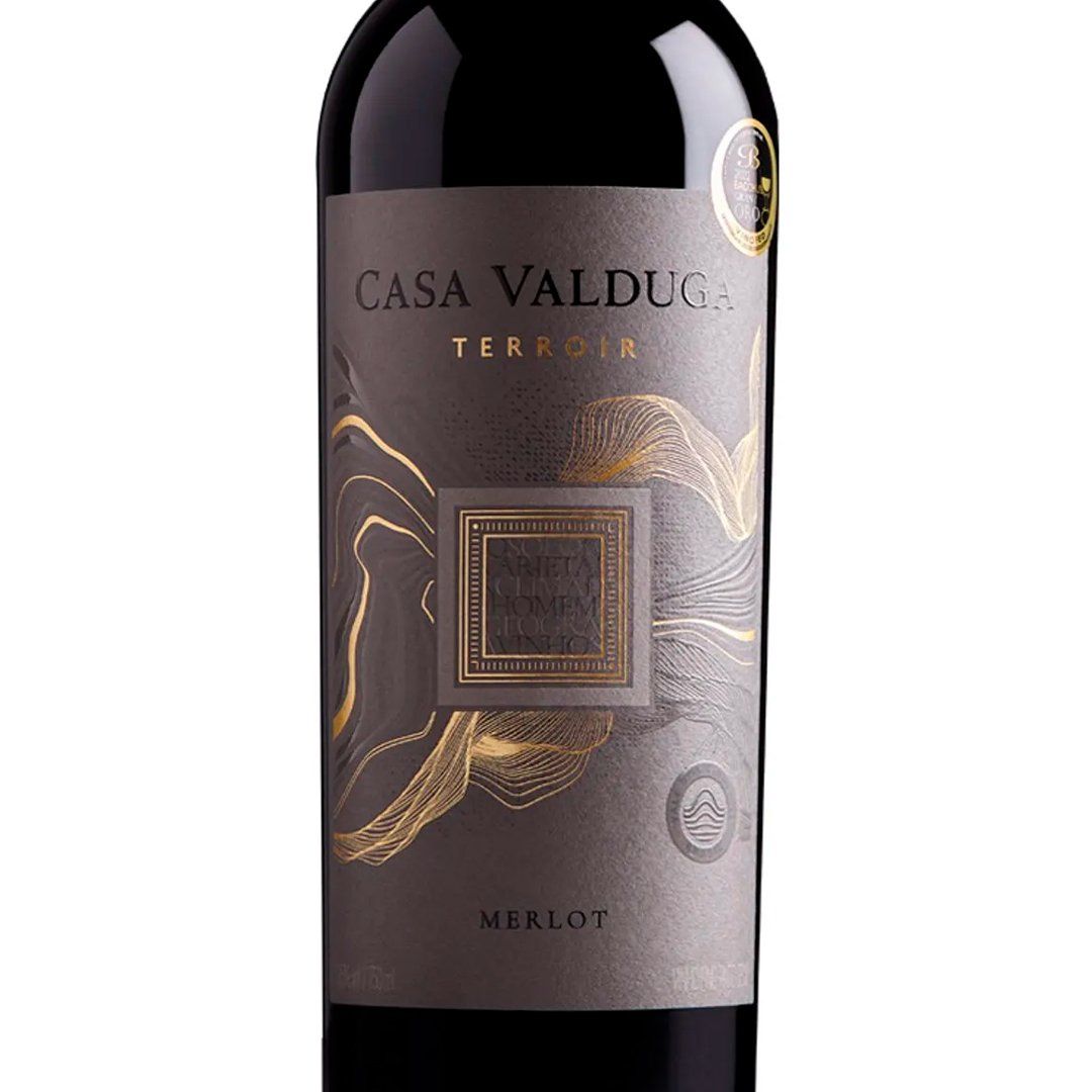 Kit 3 Garrafas Vinho Tinto Casa Valduga Terroir Merlot 750ml