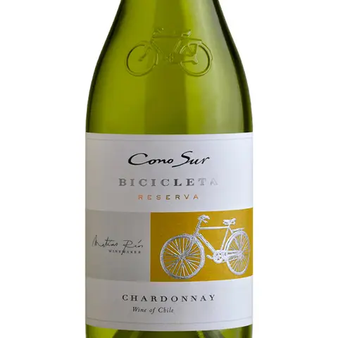 Kit 3 Garrafas Vinho Branco Cono Sur Bicicleta Chardonnay 750ml