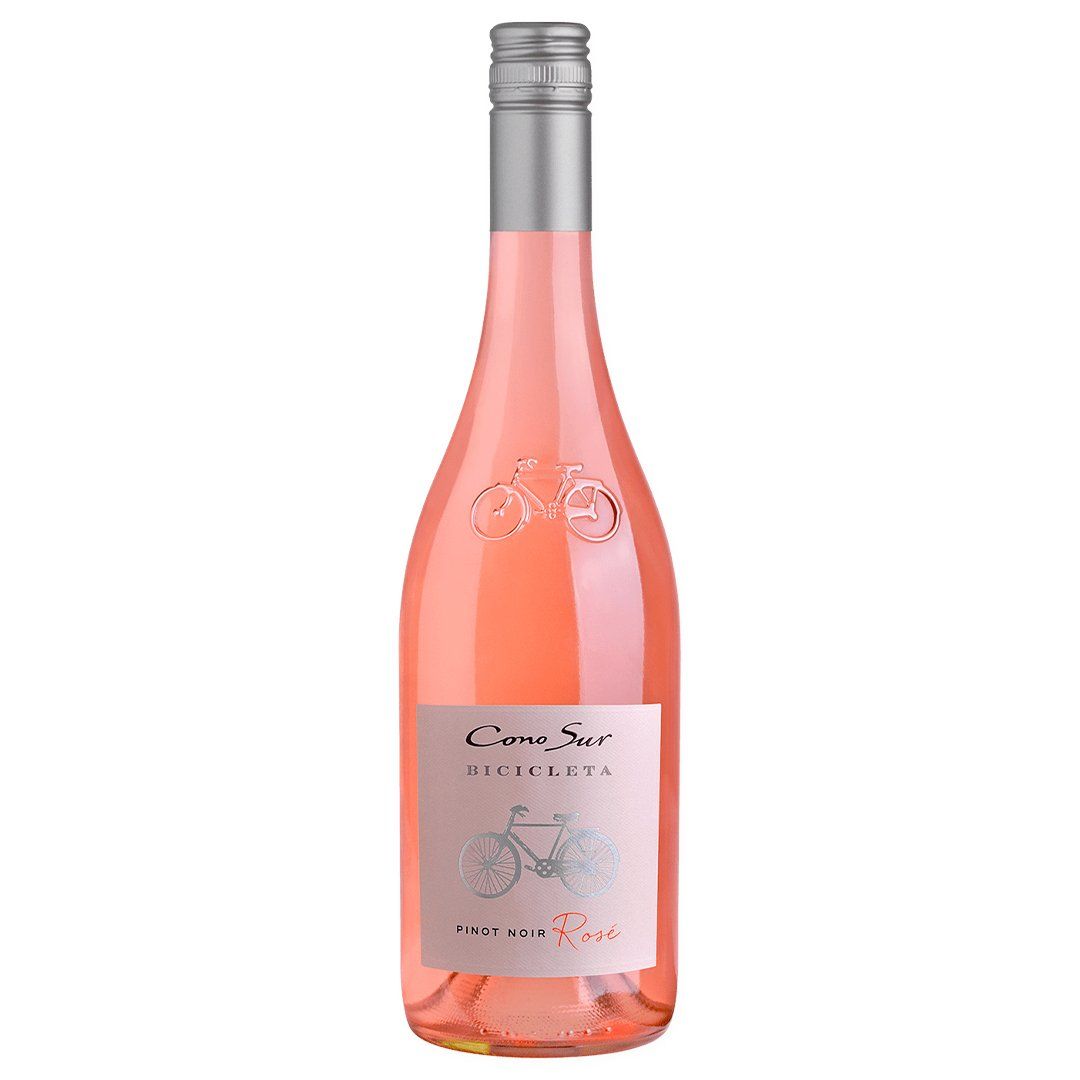 Kit 3 Garrafas Vinho Rosé Cono Sur Bicicleta Pinot Noir Rosé 750ml