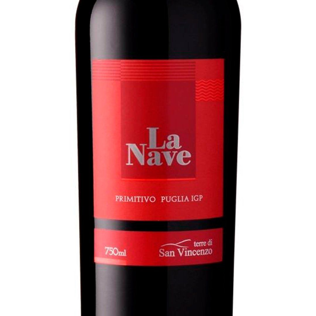 Kit 3 Garrafas Vinho Tinto La Nave Primitivo 750ml