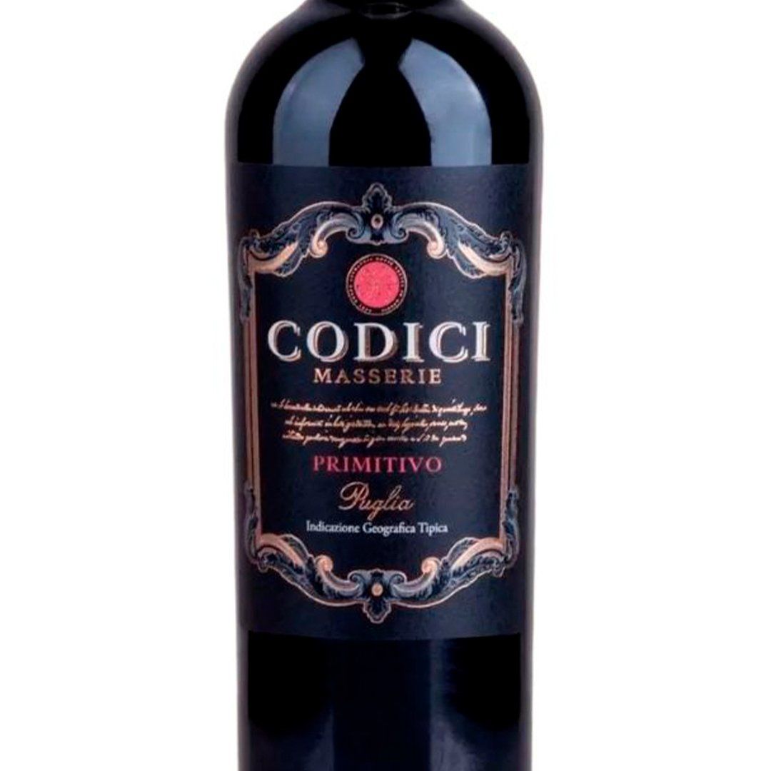 Vinho Tinto Codici Primitivo Puglia 750ml