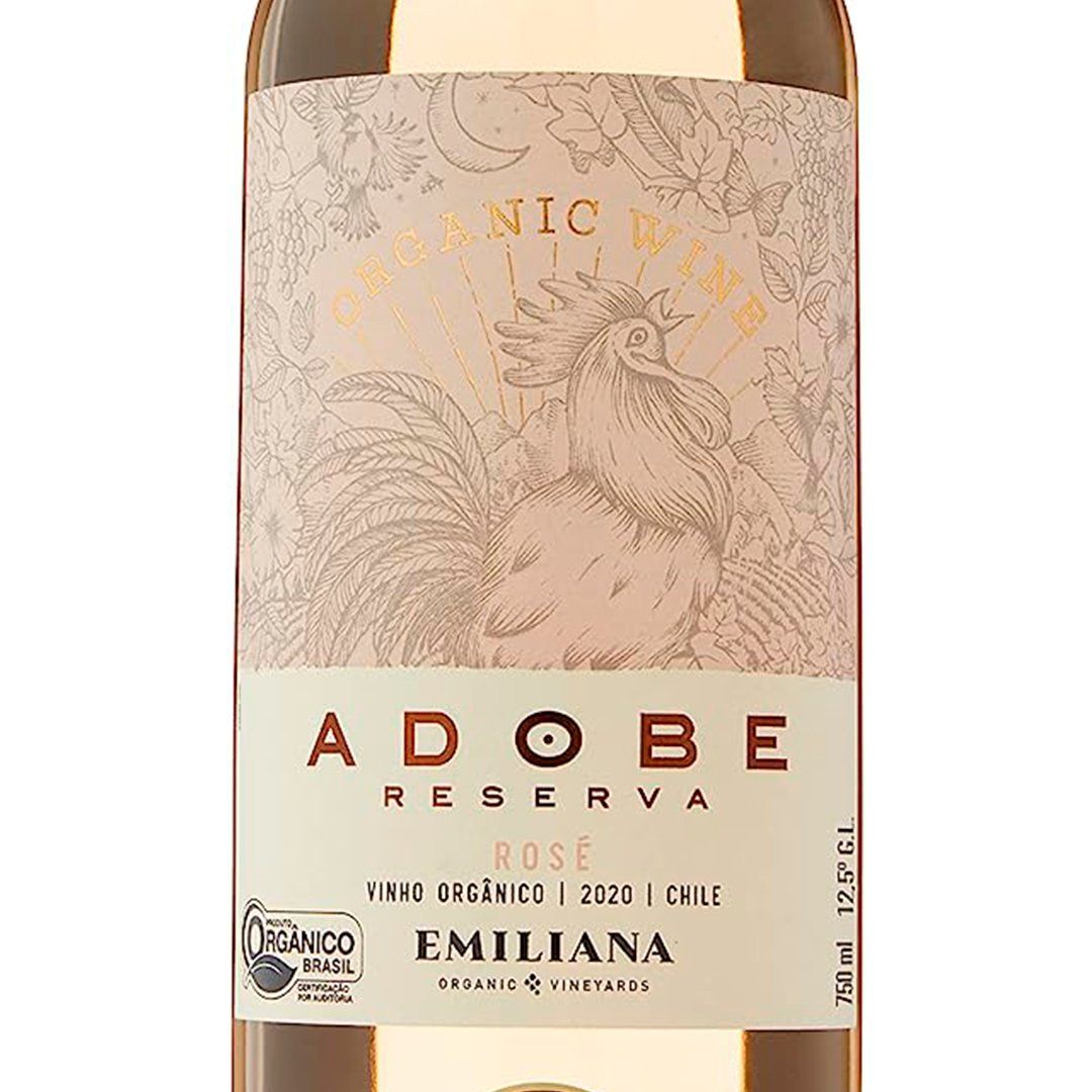 Combo 3 Garrafas Vinho Adobe Reserva Organic 750ml