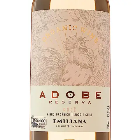 Combo 3 Garrafas Vinho Adobe Reserva Organic 750ml