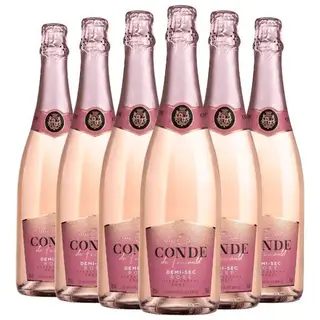 Pack 6 Espumantes Conde de Foucauld Demi-Sec Rosé 750ml